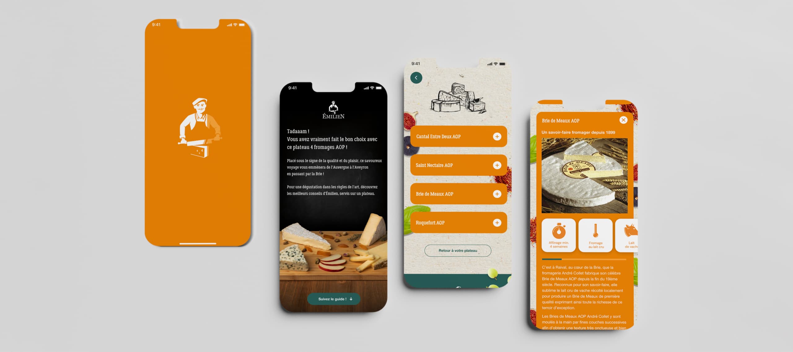 Un site web donnant des conseils sur les fromages et leurs dégustations pour le client Emilien Fromages de l'agence montpelliéraine Les Dissidents