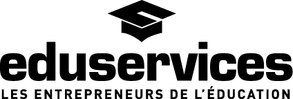 Logo Eduservices, groupe de formation en études supérieures, client de l'agence conseil en communication Les Dissidents