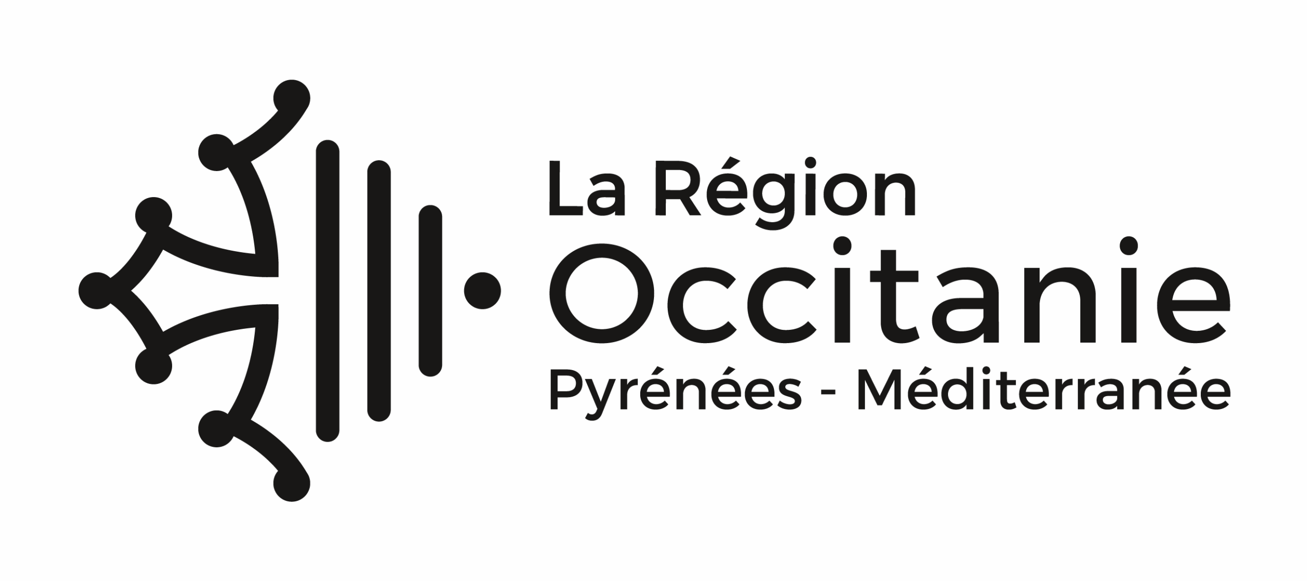 Logo Région Occitanie, collectivité publique régionale, client de l'agence conseil en communication Les Dissidents
